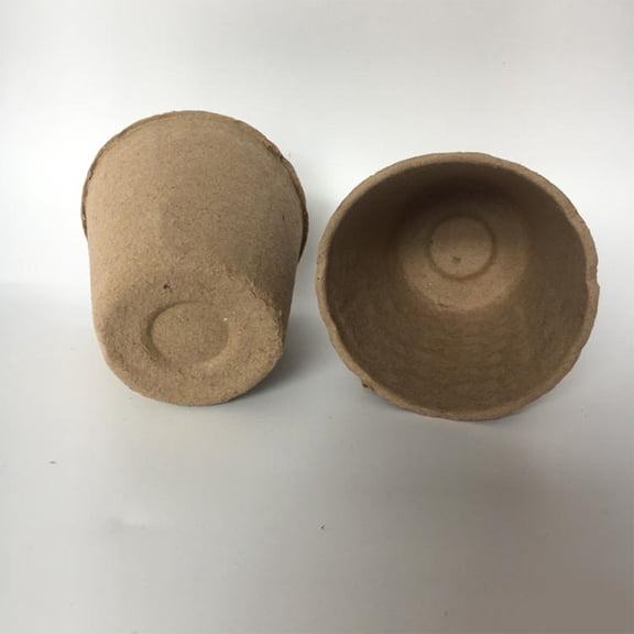 20-Pack Biodegradable Paper Pulp Nursery Pots with Breathable Design, Self-Absorbing, Water-Saving, Drought-Resistant Garden Planting Cups