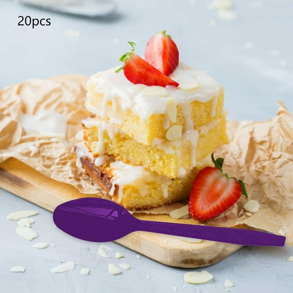 20PC Party Tableware Set - Valentine's and Christmas Cutlery Set with Knives Forks Spoons, Disposable Silverware for Holiday Party and Table Decoration