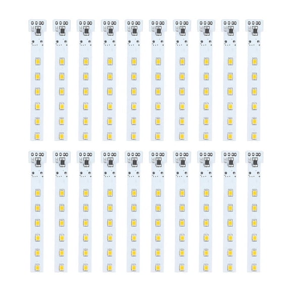20PCS 1.2V Solar Circuit Board DIY Flame Light Control Board Battery Candle Light Driver Board with 12 LED Controller