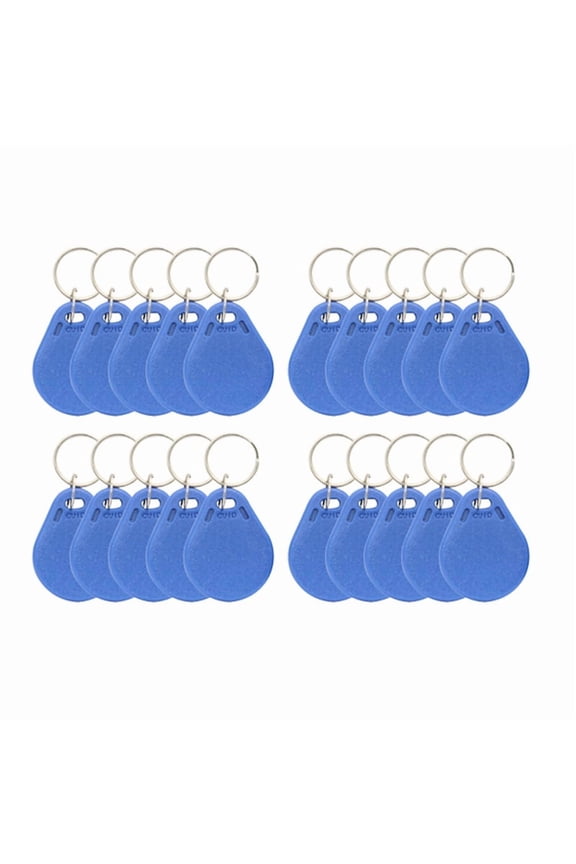 20PCS 13.56Mhz CUID RFID Keykobs Key Token Copy Changeable Attendance CUID Clone Keychain Tag