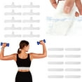 thumbnail image 1 of 20PCS 17.3in Sweat Pads for Bras, Cotton Bra Liners Under Bra Pads To Absorb Sweat, Cotton Women Tummy Liners, Reusable Sweating Supplies, 1 of 8