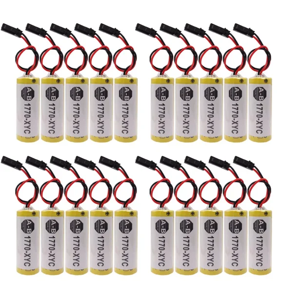 20PCS 1770-XYC Battery 3V 1800mAh For Allen Bradley PLC 1770-XYC/A 1770-XYB New US STOCK