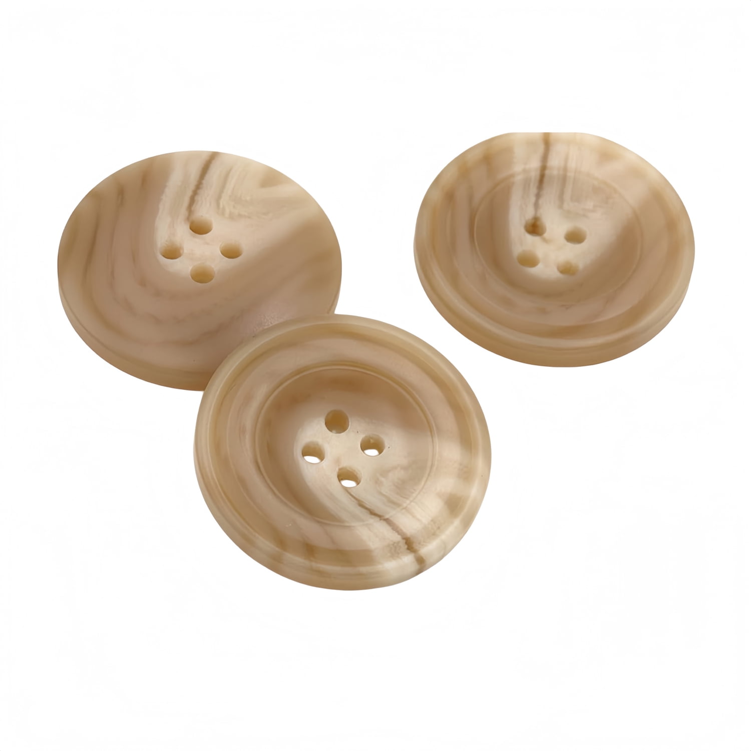 20PCS 4 Holes Sewing Round Craft Buttons Resin Snaps for Blazer Shirts ...