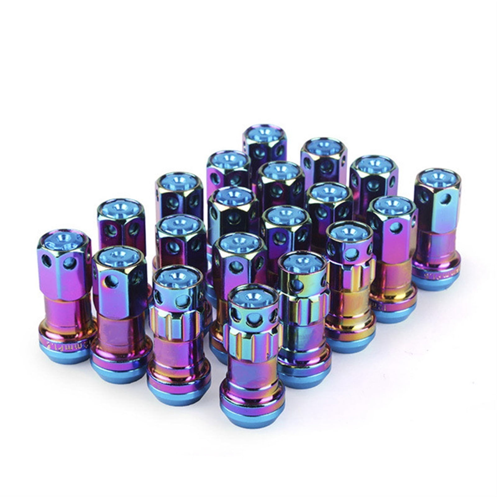 20PCS A Set, R40 OEM Style Factory Lug Nuts, Universal 1.77in 17mm Hex Lug Nuts M12*1.5 M12*1.25 For Choice