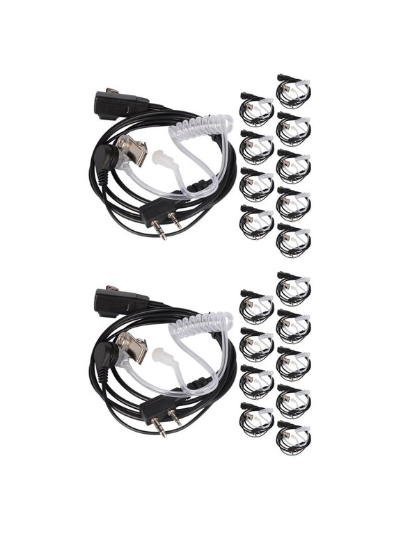 20PCS Accessories Air Acoustic Tube Headset Earpiece for for Radio Walkie Talkie Headset for 888S UV-5R UV-82