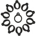 thumbnail image 1 of 20PCS Anti-Lost Silicone Rubber Rings Band Holder 13mm Diameter Black Non-Lost O Rings Multipurpose, 1 of 8