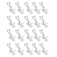 thumbnail image 1 of ckepdyeh 20PCS Anti Rust Clip Space Storage Hanging Travel Hook , 360° Rotating Hanger Clips Towel Clips Boot Hanger, 1 of 7