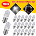 thumbnail image 1 of 20PCS BA9S LED Interior Dome Instrument Panel Dash Gauge Light Bulbs 6000K White, 1 of 9