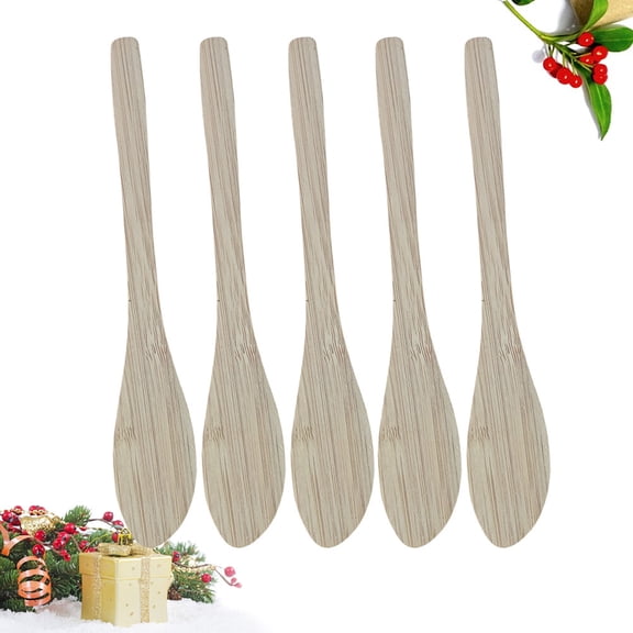 20PCS Bamboo Dumpling Stuffing Scoop Wonton Filling Spoon Kitchen Gadgets Bun Making Tool
