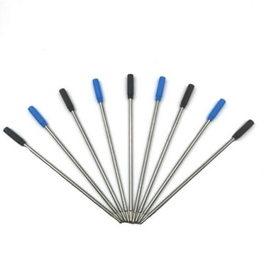 20PCS Black Or Blue Ballpoint Pen Refills Parker Or Cross Compatible Ink Refills