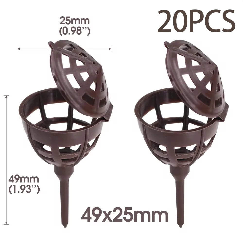 20PCS Bonsai Fertilizer Box Mini Automatic Planting Basket Slow Release ...