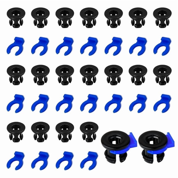 20PCS Bowden Tube Coupler Set for 3D Printer Bowden Collet and Clip Secure and Easy Installation, Prevents Leakage