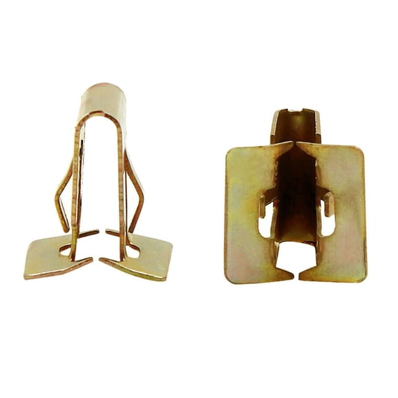 20PCS Bronze Tone Car Interior Console Dash Dashboard Trim Metal Retainer Clip
