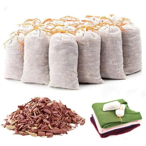 20Pcs Cedar Sachets Bags, Cedar Chips For Closets And Drawers, Cedar Blocks For Clothes Storage, Cedar Wood Closet (Cedar Bags 20Pack)
