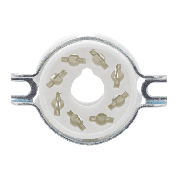 20PCS Chassis Mount 8 Pin K8A Octal Ceramic Tube Sockets for KT88 KT66 6SN7 5AR4 GZ34 5881 6V6 5U4G 6550 6J7 GZC8-1,20 x 8pin Ceramic tube sockets,Silver