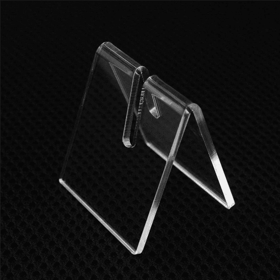 20PCS Clear Acrylic Knife Blade Display Stand Holders Folding Knife Display Stand Holder Pocket Knives Showcase Rack