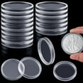 thumbnail image 1 of 20PCS Clear Coin Capsules Coin Case Holders 45mm Containers Storage Boxes, 1 of 7