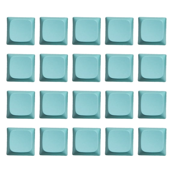 20PCS Color PBT Keycaps For Mechanical Keyboards Blank 1U Customizable Keys Keycaps With Comfort Touch