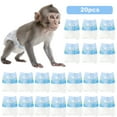 thumbnail image 1 of 20PCS Disposable Monkey Diapers Pet Diapers with Adjustable Elastic Waistline S, 1 of 6