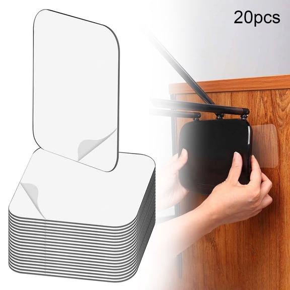 20PCS Double Sided Adhesive Pads for Mounting, 2.36inch Two Sided Pre-Cut Square Tape, Sticky Tack Double Sided Tape for Walls Hanging,AA