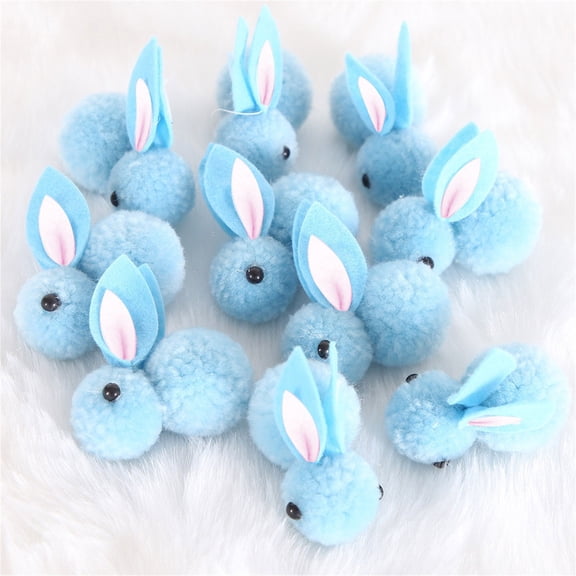 20PCS Easter Mini Plush Bunny, Tiny Rabbit Plush Stuffed Animals, Soft Little Bunny Toys Doll Hanging Pendant Ornament for DIY Crafts Accessories Decorations Party