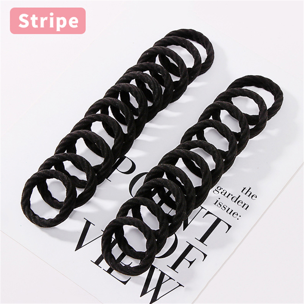 20PCS Elastic Hair Band Tie Simple Girls Women Headwear Rubber Bands