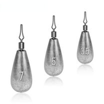 20PCS Fishing Sinkers Drop Shot Weights Fishing Sinker Lead Weight 3.5-20g