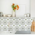 thumbnail image 1 of 20PCS French Style Peel and Stick Tile Stickers Wall Backsplash DIY Murals Self Adhesive Removable Textured Tile Stickers For Home Kitchen Bathroom Decor, 6 x 6 inch, 1 of 8