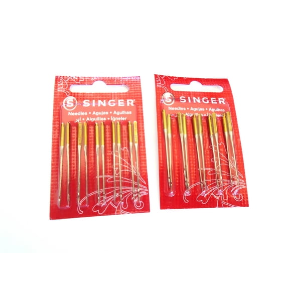 20PCS Genuine Singer Yellow Band Light Ball Point 2045#16