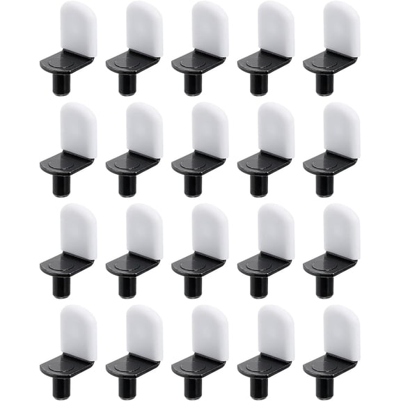 20PCS Hardware Pins, Cabinet Shelf Clips, L Brackets for Wood, Cabinet Shelf Pegs for Shelves,Heavy Duty L-Shaped Metal Support Pegs Bracket-Style Clips for Bookshelf Kitchen Cabinet Shelves Holders