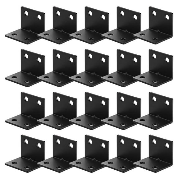 20PCS Heavy Corner Brackets with Fasteners Professional Installation