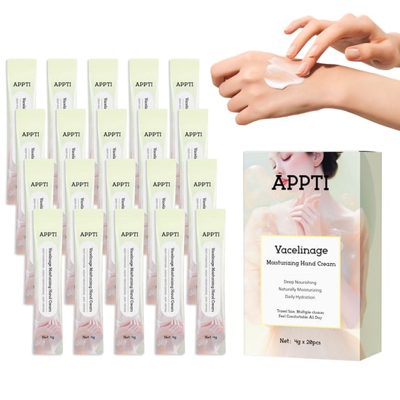 20PCS Individually NO SCENTED Wrapped Hand Cream, Dry Cracked Hands Repair, Bulk Hand Cream, Mini Portable Hand Cream, Gift Set for Women