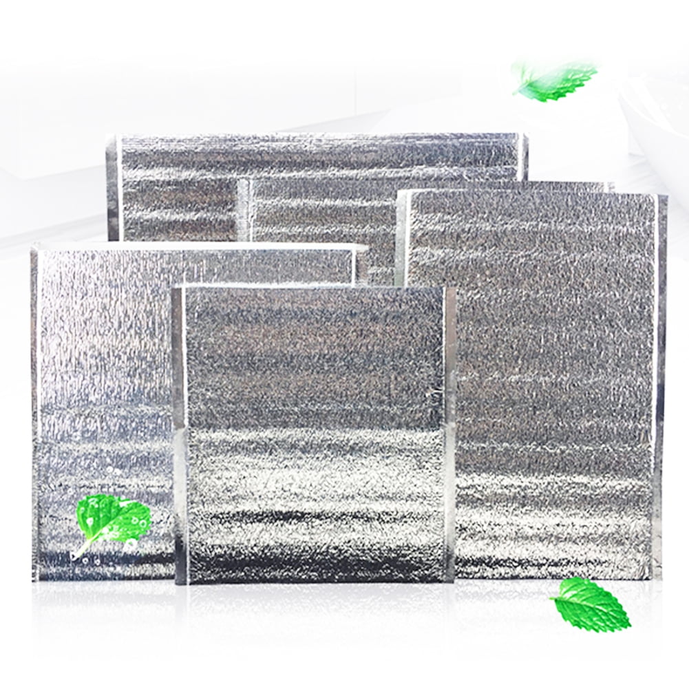 20PCS Insulated Bags for Insulated Shipping Box, Aluminum Foil Insulated Grocery Bags Food Delivery Pouch, 13.7 in X 13.7 In