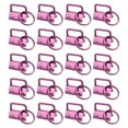 thumbnail image 1 of 20PCS Key Fob Hardware with Keychain Rings for Bag Webbing,Pink pwm25, 1 of 5