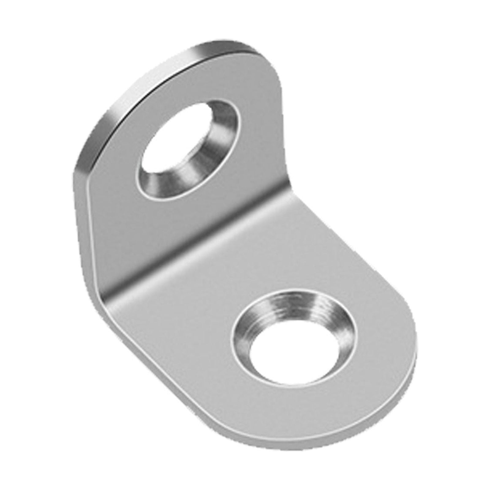 20PCS L Bracket Corner Brace Sets Sliver Stainless Steel 90 Right Angle