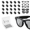 thumbnail image 1 of 20PCS LED Light Blocking Sticker Compatible with Most Mainstream Models Smart Glasses Accessories Glasses Camera Light Cover for Reduced False Alerts, 1 of 11