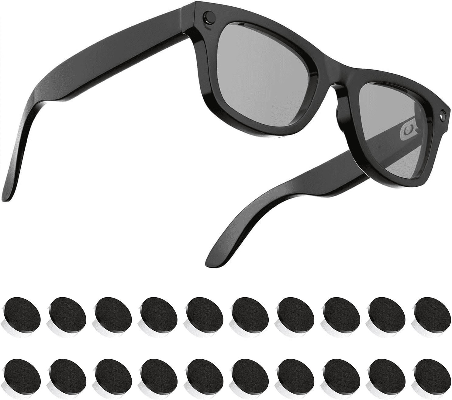 20PCS LED Light Cover for Ray-Ban Meta Glasses, Light Blocker Covers Compatible with Ray_Ban Meta Accessories, Blackout LED Blocking Cover for Meta-Glasses