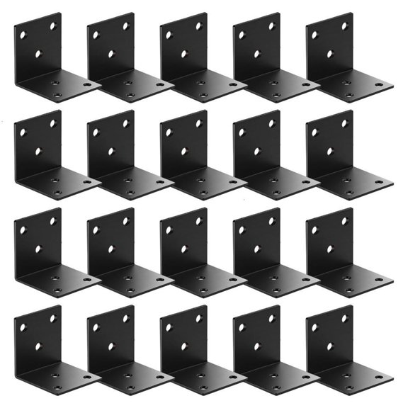 20PCS/Lot Strong Rustproof Angled Connectors Fasteners Home Office Fixing