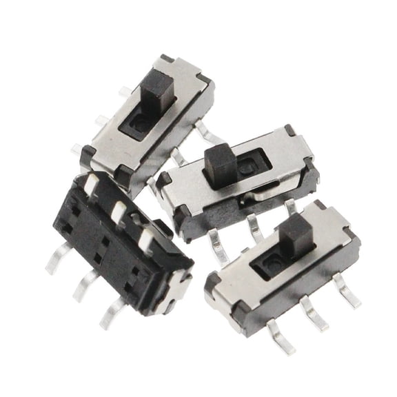 20PCS MSS22D18 SMT Toggle Switch SMD 6Pins Handle High 2MM 2P2T The Micro Slide Switch