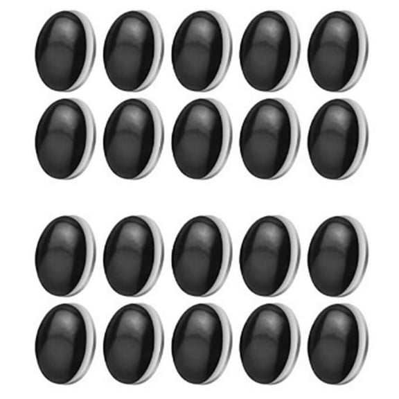 20PCS Magnetic Curtain Weights Drapery Weights Magnet Shower Curtain Weights Bottom for Tablecloth Curtain,Black