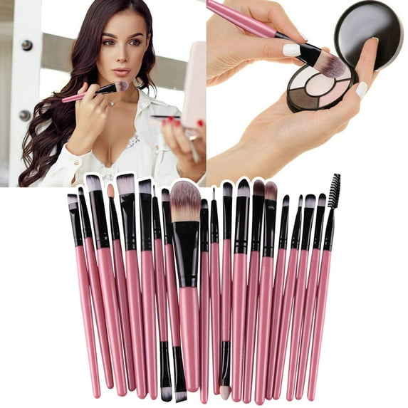 20PCS Makeup Brush Set - Makeup Toiletry Kit, Artificial Wool Makeup Brushes, Brochas Para Maquillaje, Cosmetic Brush Kit, Foundation Powder Lip Eyeshadow, Birthday, Christmas, Holiday Gift