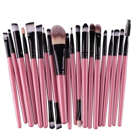 20PCS Makeup Brush Set - Wool Makeup Brush Kit, Foundation Eyebrow Eyeshadow Lip Blush Cosmetic Brushes, Makeup Brushes Set, Professional Brush Set, Make Up Brushes, Makeup Brush Set for Women