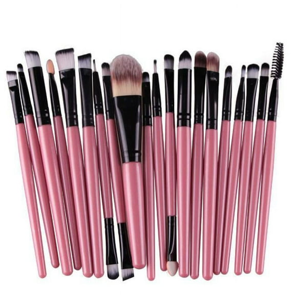 20PCS Makeup Brush Set - Wool Makeup Brush Kit, Foundation Eyebrow Eyeshadow Lip Blush Cosmetic Brushes, Makeup Brushes Set, Professional Brush Set, Make Up Brushes, Makeup Brush Set for Women