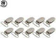 thumbnail image 1 of 20PCS Metal Suspender Clips Suspender Snap For Clothes Decoration Project Craft20pcs, 1 of 8