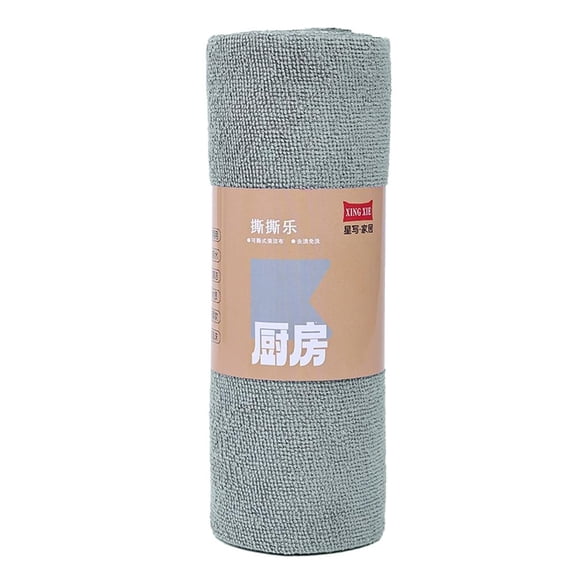 20PCS Microfiber Cleaning Cloth Roll, Tear Away Reusable Paper Towels, Ultra-Soft, High-Density Non-Abrasive Cleaning Towels for Cars, Glass, Kitchen, Reusable Rags