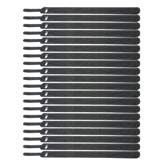 20PCS Nylon Earphone Wire Management Tie Fixer Storage Buckles Desktop Cable Tie