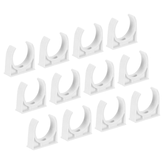 20Pcs U-Shaped Conduit Clip Push in Saddle for 40mm Tube Dia Securing