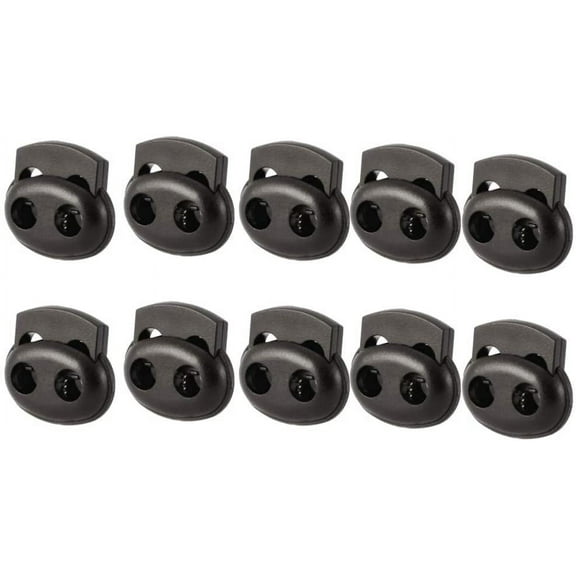 20PCS Plastic Cord Lock End Toggle Fasteners for Drawstrings - Durable and Lightweight