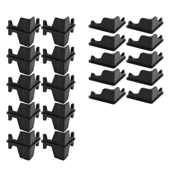 20PCS Post Inserts Connectors for Shelf Heavy Duty Shelving Unit - Plastic, Injection Molded, Sturdy & Strong Support