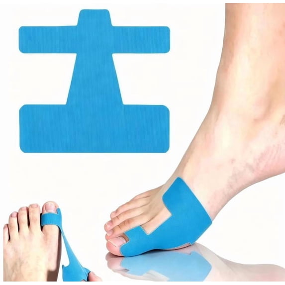 20PCS Pre-cut Bunion Corrector Kinesiology Tape,Breathable & Hypoallergenic Latex-Free Toe Support Strips,Self-Adhesive Hallux Valgus Corrector for Men & Women